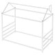 preview thumbnail 21 of 21, House Platform Twin Bed with Roof & Chimney