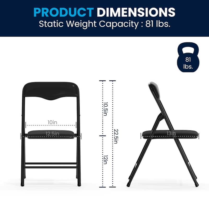 Kids 5-Piece Classroom Folding Table and Chairs Set