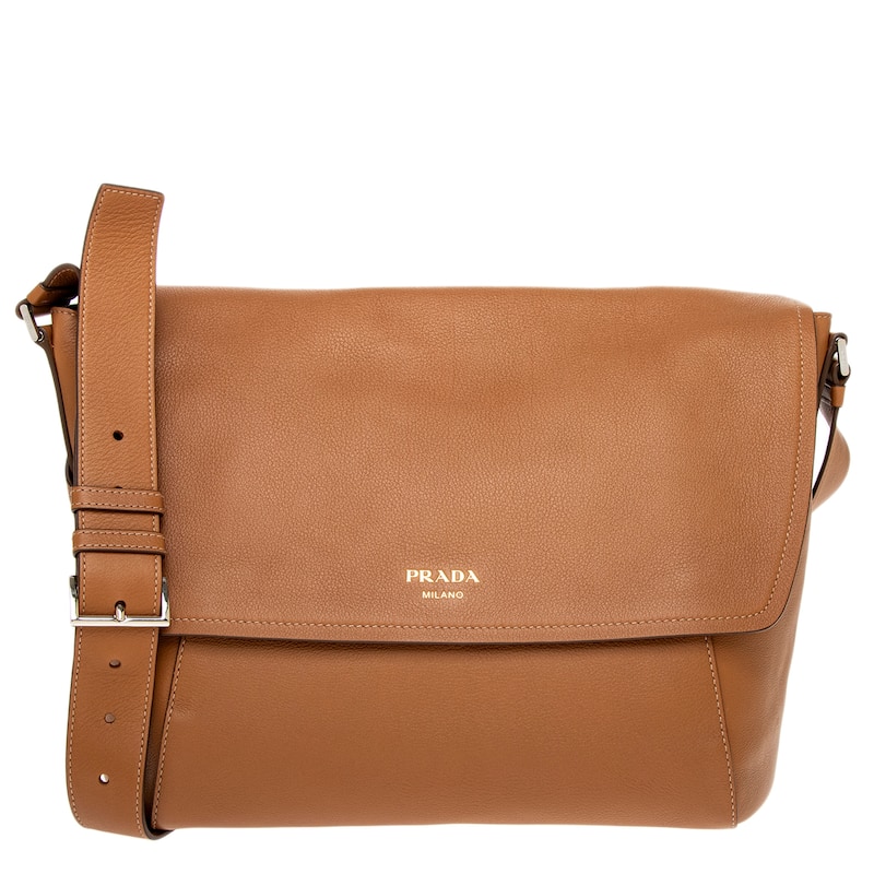 Prada Large Shoulder Bag - Tan
