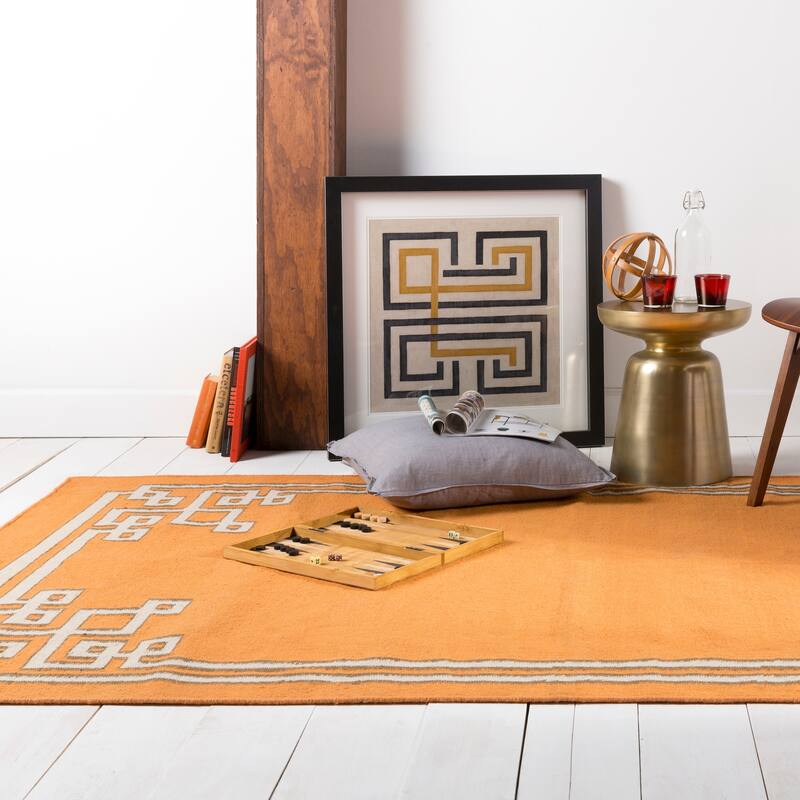 Hand-woven Omar Reversible Wool Area Rug