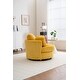 preview thumbnail 4 of 61, Oversized 360 Degreed Swivel Accent Chair Modern Soft Plush Corduroy Round Barrel Chair for Living Room Bedroom with Pillows