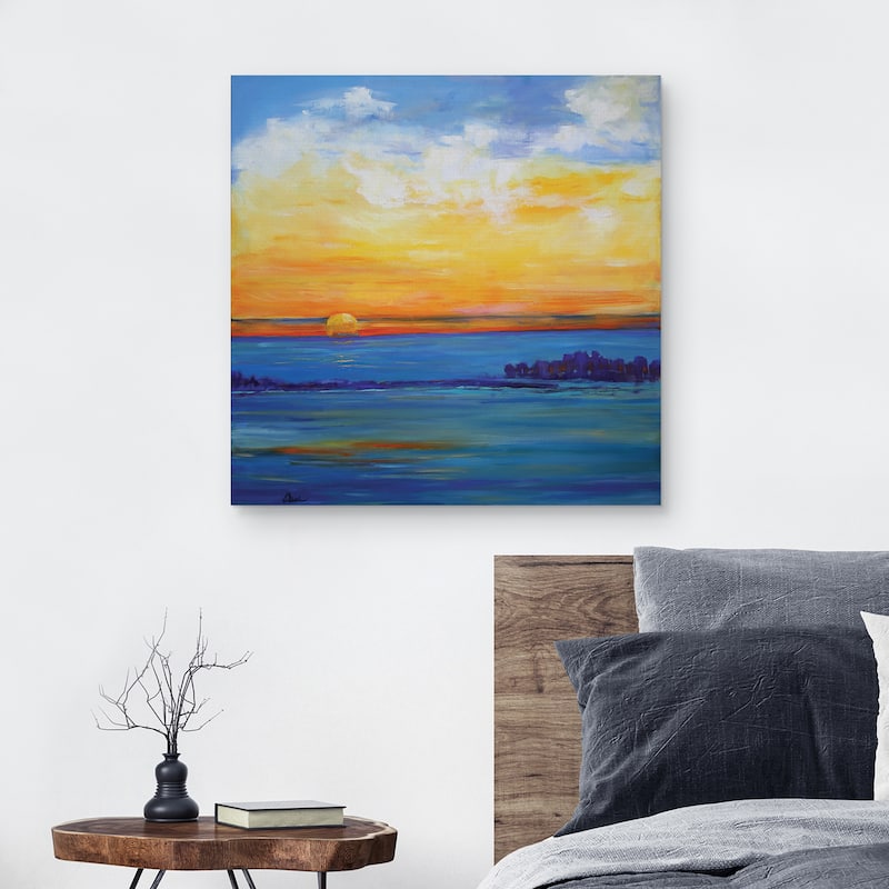 Independence Day Sunset by Alexi Fine Canvas Art Print