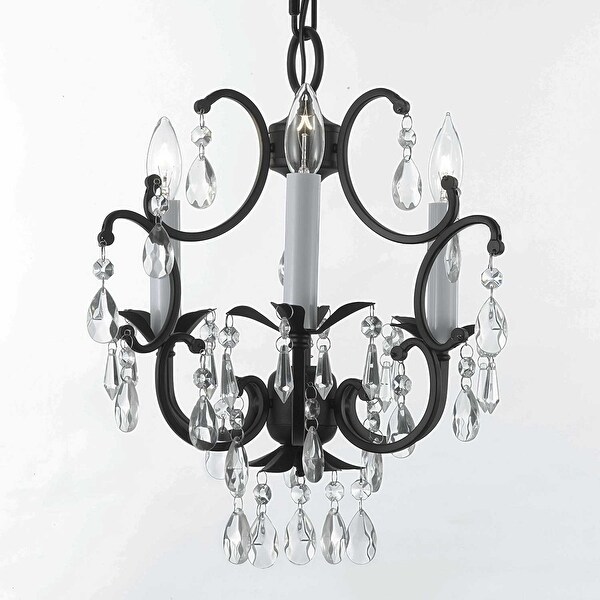 Black Wrought Iron Crystal Chandelier Country French Lighting Black Wrought Iron Crystal Chandelier Country French Lighting Light Fixture