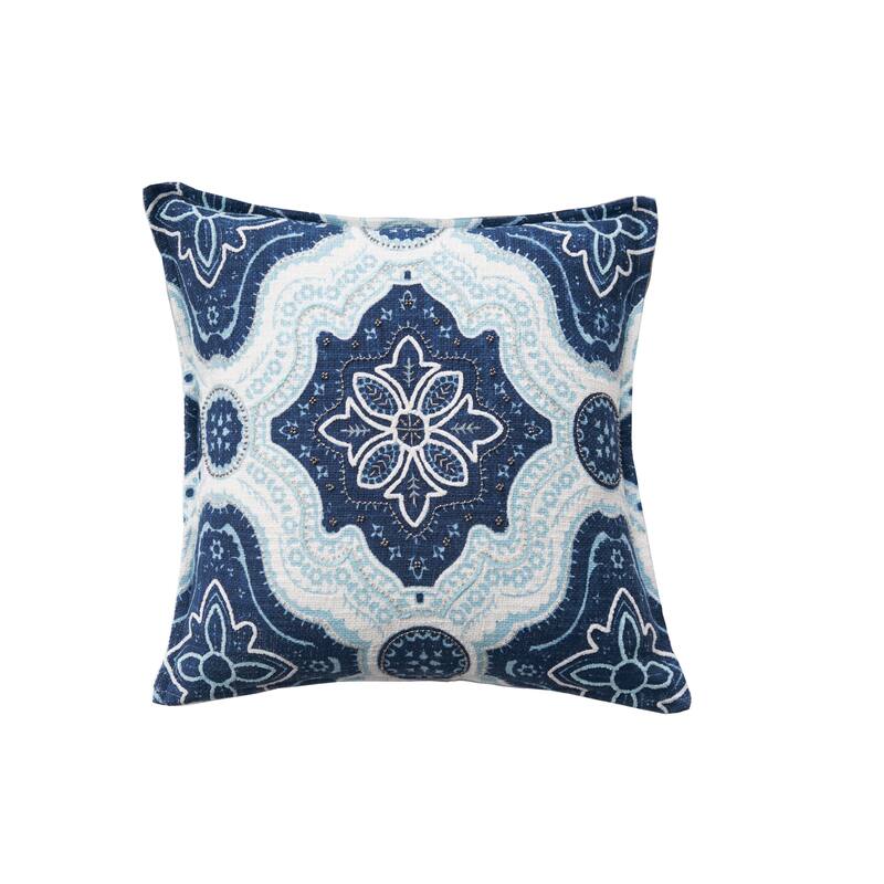 William Indigo and Surf Pillow