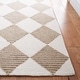 preview thumbnail 8 of 7, Martha Stewart by SAFAVIEH Jesusa Checkered Wool Rug