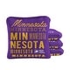 preview thumbnail 1 of 2, Minnesota Football Purple Dual Sided Cornhole Bags