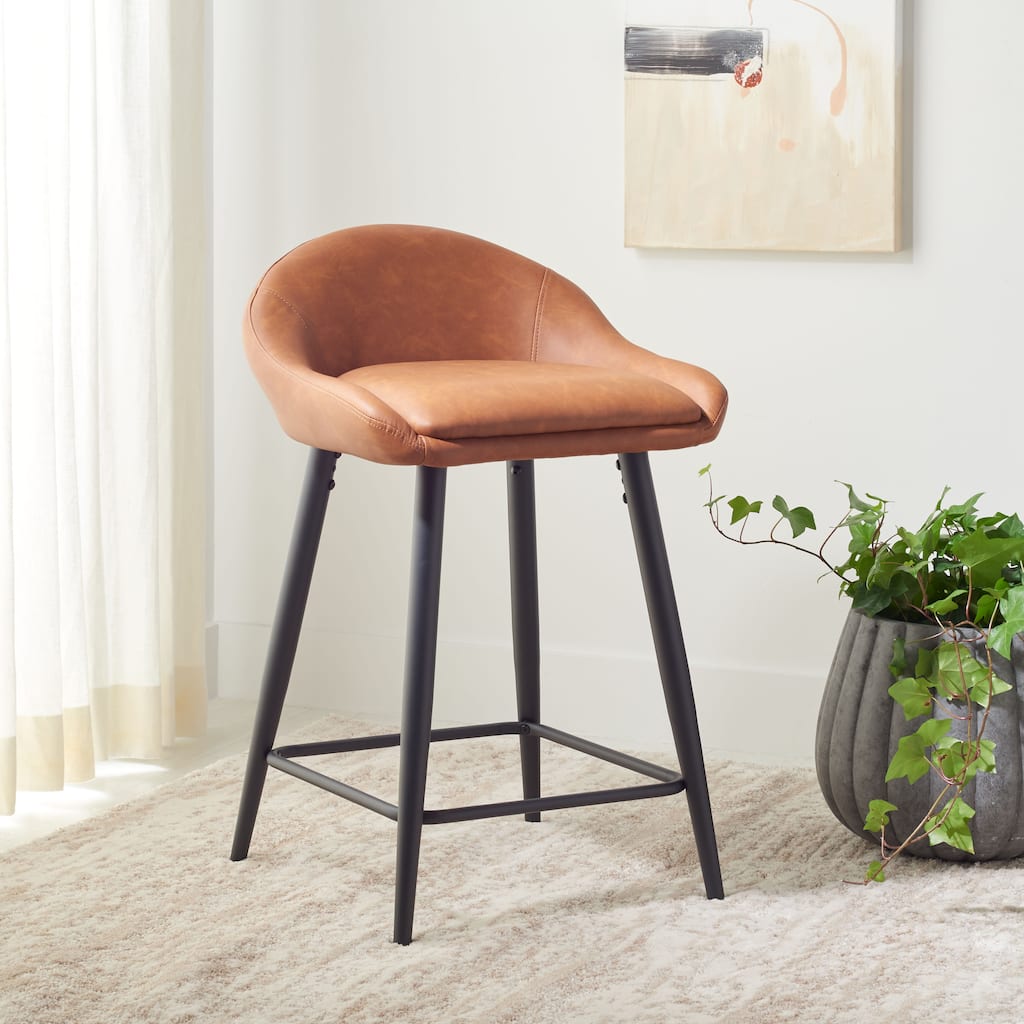 SAFAVIEH Lota 25-inch Counter Stool - 19.8" x 19.9" x 31.2" - 20Wx20Dx31H