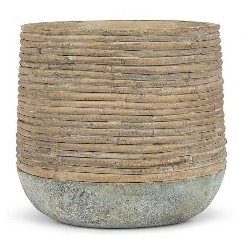 Rattan Wrap Look Planter