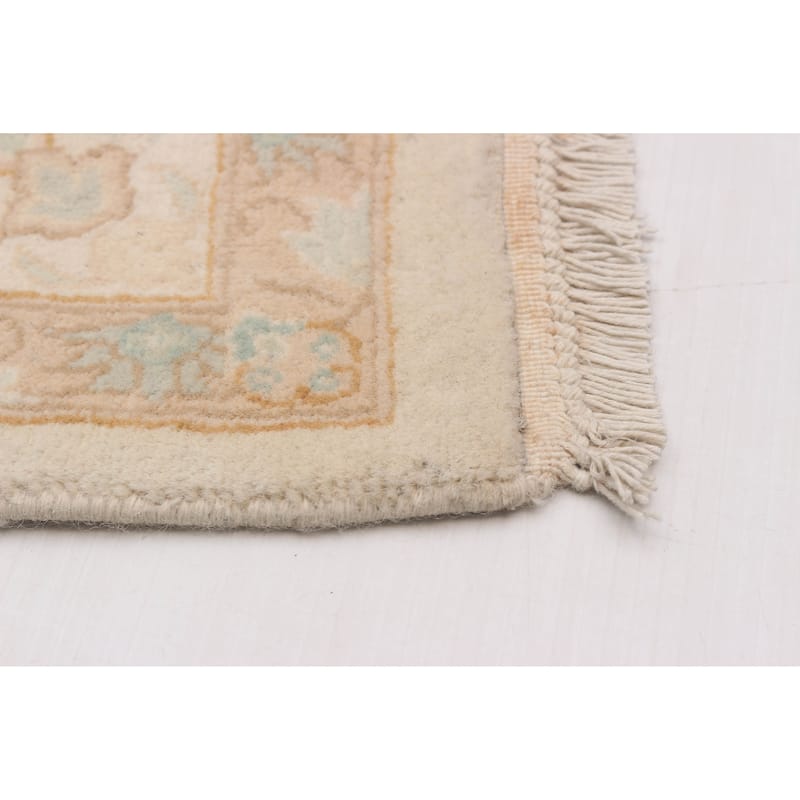 ECARPETGALLERY Hand-knotted Pako Persian 18 Of 20 Khaki Wool Rug - 4'1 x 6'1