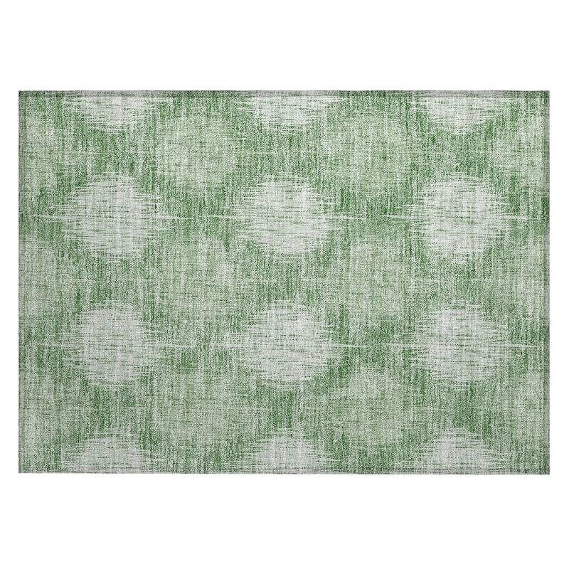Machine Washable Indoor/ Outdoor Chantille Contemporary Geo Rug