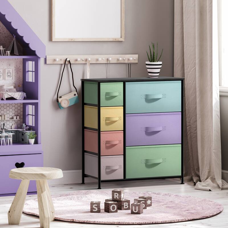 Dresser w/ 7 Drawers, Furniture Storage & Chest Tower for Bedroom