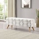 preview thumbnail 16 of 56, HomePop Modern Storage Bench