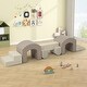preview thumbnail 2 of 16, Indoor Soft Foam Climber Play Sets 7 in 1, Soft Play Equipment Climb and Crawl Playground for Toddlers, Kids Crawling