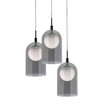 AFX KRNP08L30D1RND3 Kiran 24" Wide LED Multi Light Pendant