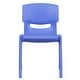 preview thumbnail 11 of 44, 2 Pack Plastic Stack School Chair with 13.25"H Seat, K-2 School Chair