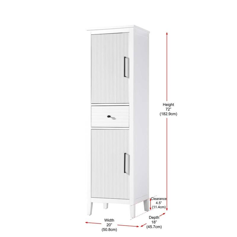 Kensington 16-28 Inch Bath Storage Cabinet
