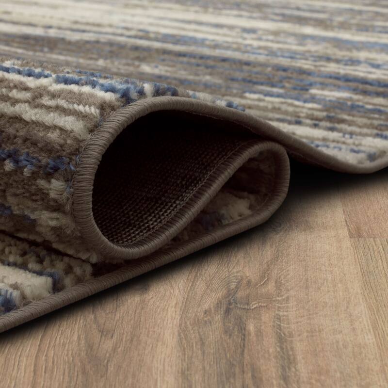 Mohawk Home Urban Abstract Stripe Woven Area Rug