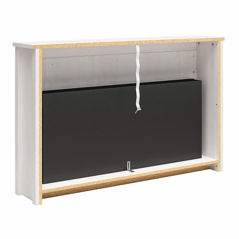 Avenue Greene Becken Ridge Wide Modern Farmhouse Mantel with Electric Fireplace