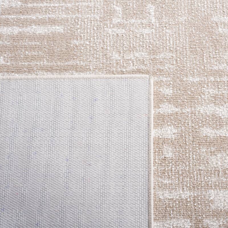SAFAVIEH Bayside Machine Washable Neshka Modern Abstract Rug