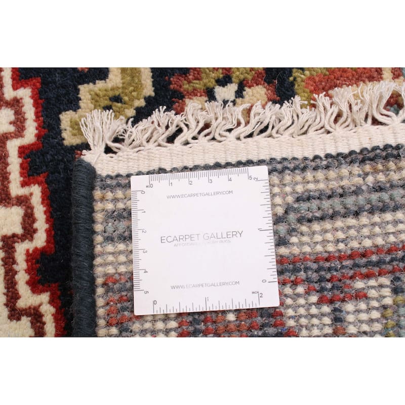 ECARPETGALLERY Hand-knotted Serapi Heritage Dark Navy Wool Rug - 2'6 x 19'10