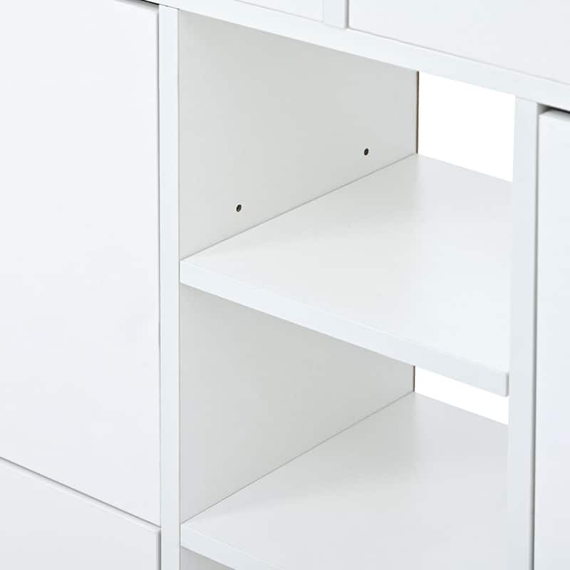 Large Flip Down Shoe Cabinet with Drawers, 2-Tier Wood Shoe Storage Organizer, Entryway Free Standing Narrow Shoe Rack