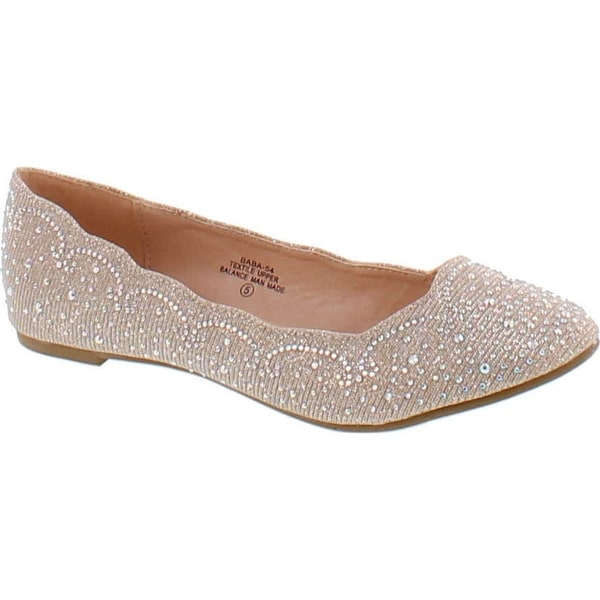 flats with rhinestones