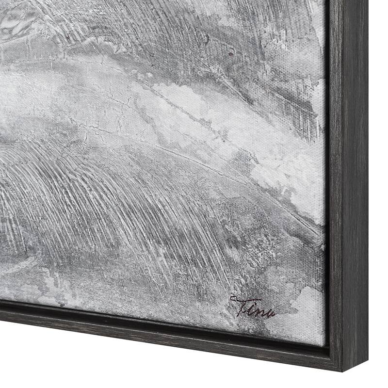 Romi 30" H x 55" W Canvas Art, Grey