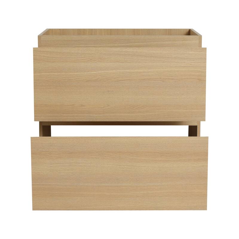 Modern Bathroom Vanities with Undermount Single Sink & 2 Drawer