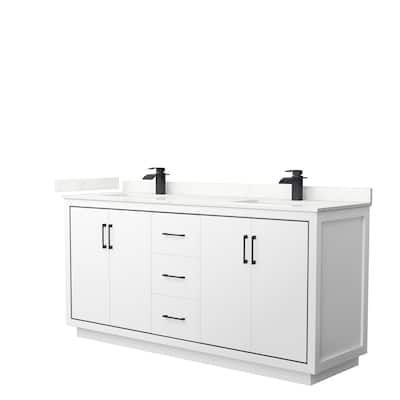 Icon 72-inch Double Vanity, Quartz Top