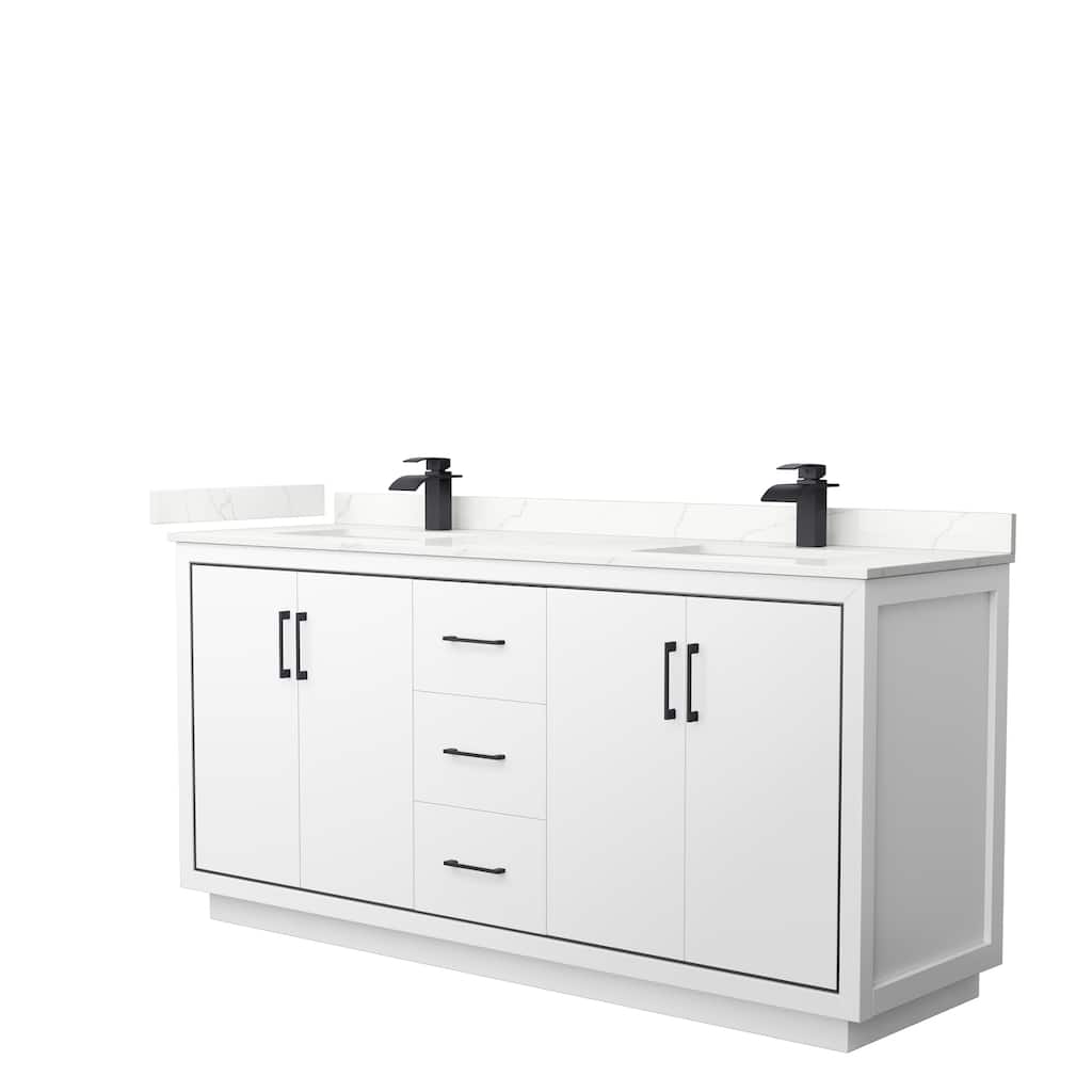 Icon 72-inch Double Vanity, Quartz Top