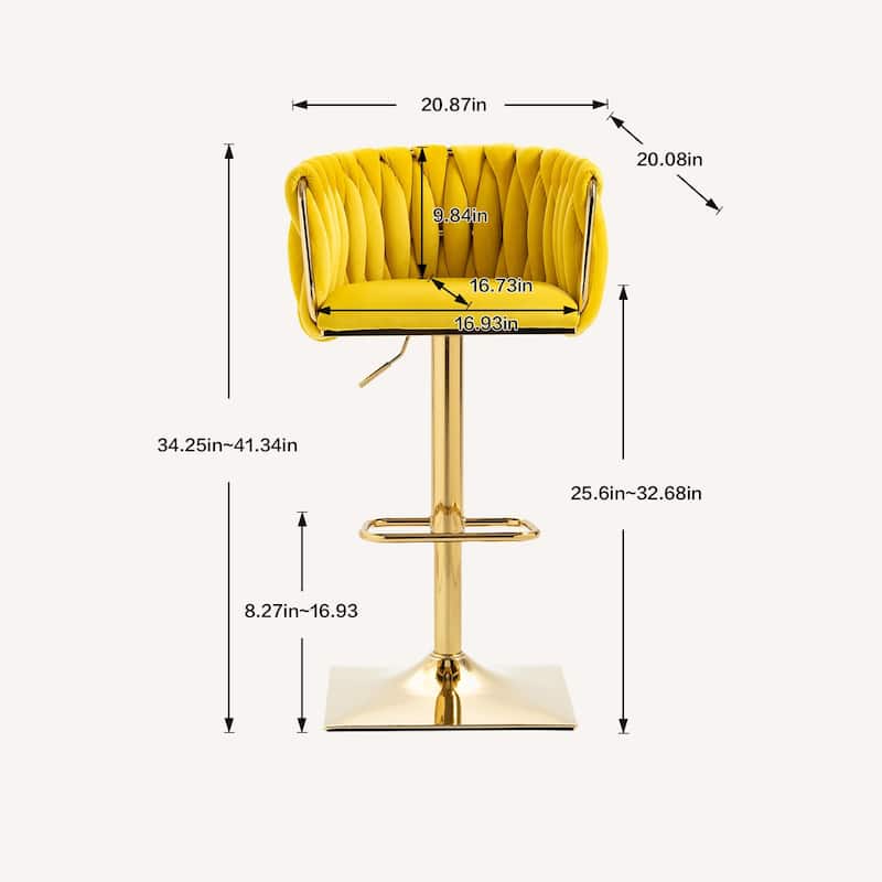 Vintage Bar Stools 2PC /SET