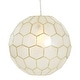 preview thumbnail 3 of 56, Capiz Honeycomb Globe Pendant Light