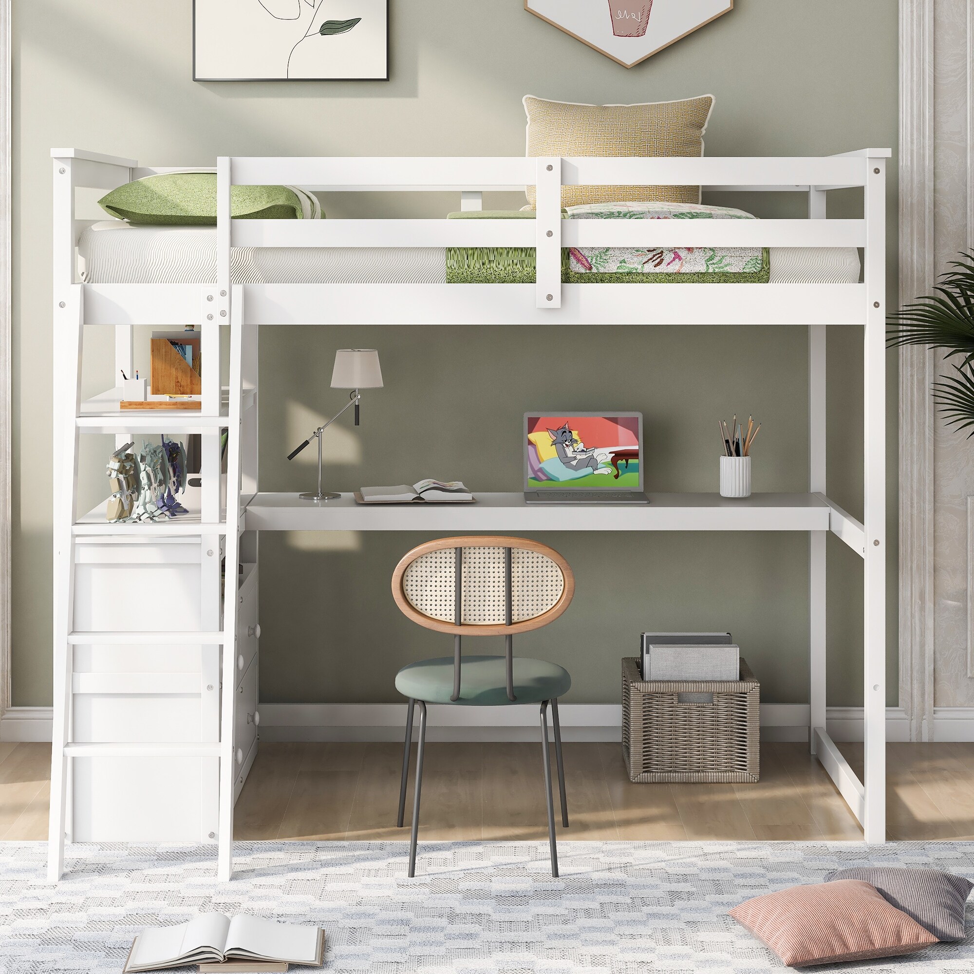 Alfred twin shop loft bed
