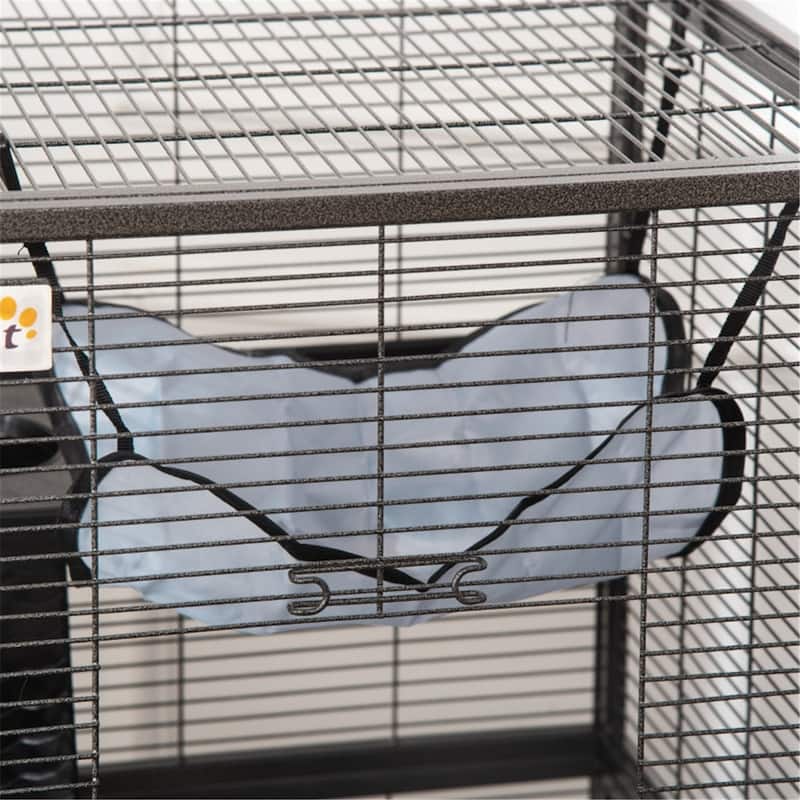 Multi-Tier Pet Cage for Ferrets, Chinchillas, and Sugar Gliders - 20.5"L x 20.5"W x 44.75"H