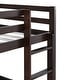preview thumbnail 4 of 8, Wooden Twin over Twin Loft Bed with Ladder, Espresso
