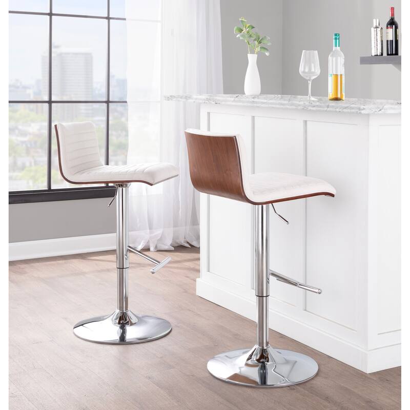 Carson Carrington Tyra Adjustable Bar Stool (Set of 2)