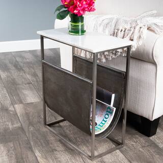 Butler Koler Marble & Leather Magazine Table