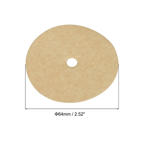 12 Cup Disk Coffee Filter Disposable Paper with Hole 2.52" OD 400Pcs