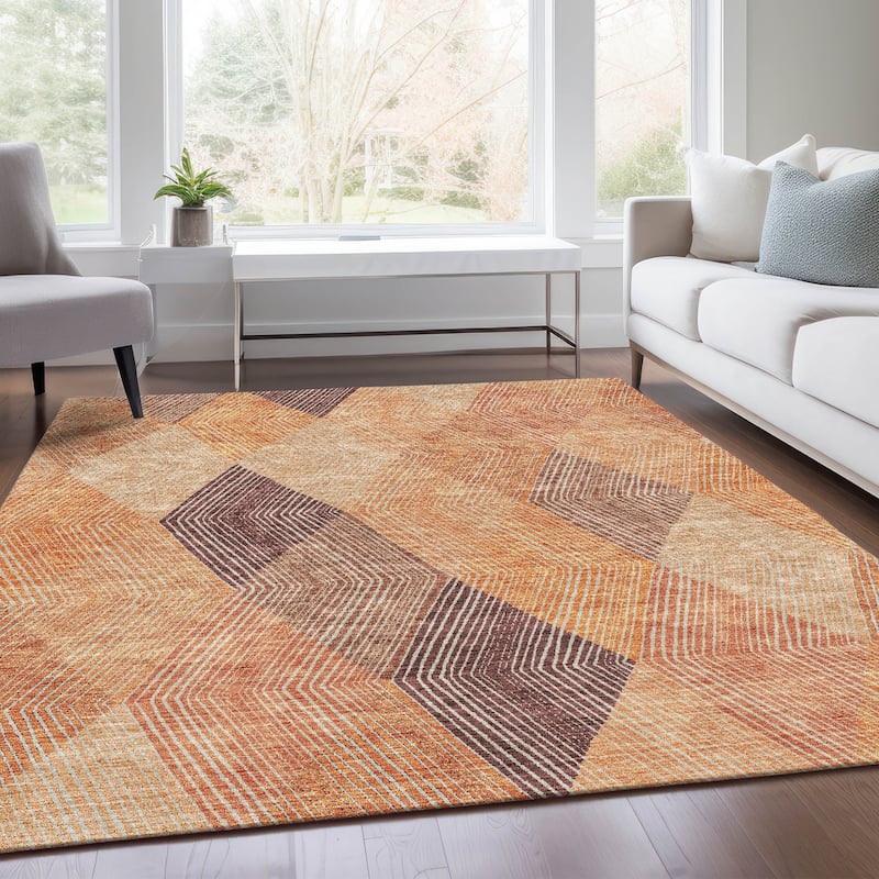 Premium Washable Super Soft Modern Fusion Mayfield Rug