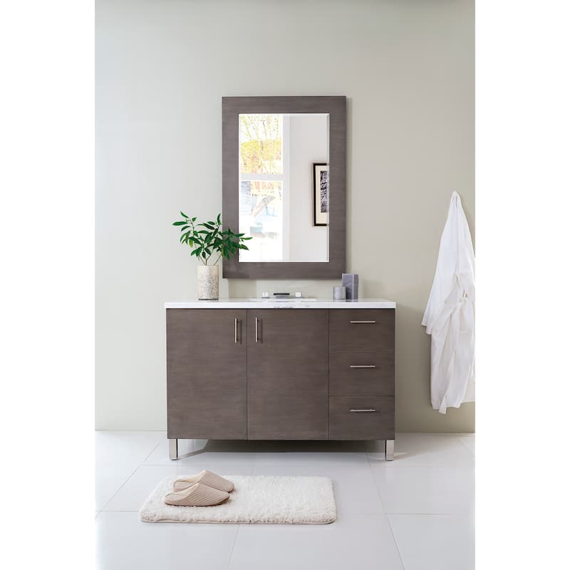 James Martin Vanities Metropolitan 48" Single Vanity, Silver Oak