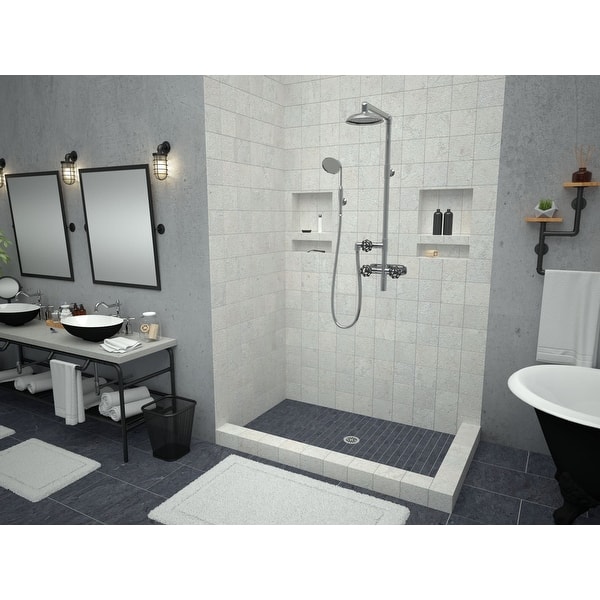 Tile Redi P3660cdr Pvc Base 36 X 60 Rectangular Shower Tile Redi P3660cdr Pvc Base
