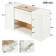 preview thumbnail 7 of 6, Modern Luxury Multi-Functional Island Vanity Dresser and Storage Cabinet