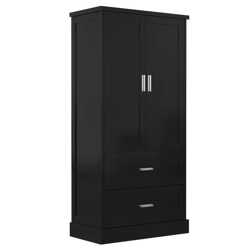 Roomfitters Freestanding Tall Bathroom Cabinet with Adjustable Shelf, Dual Doors and Ample Storage