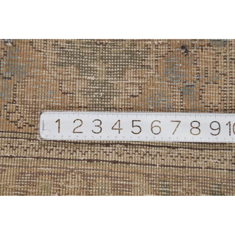 Floral Tabriz Persian Vintage Rug Handmade Living Room Wool Carpet - 8'1"x 11'3"