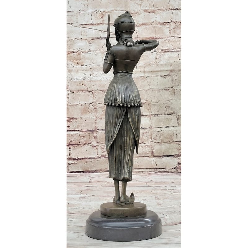 Middle Eastern Arabian Princess Bronze Sculpture Statue Figure Art Deco Chiparus