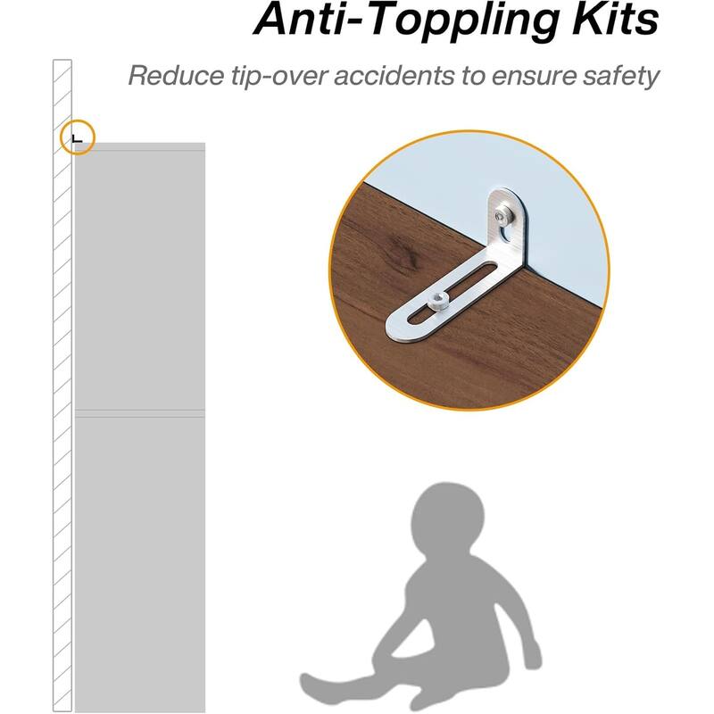 Large Bookcase, Open Display Shelf, Storage Cabinet Organizer Bookshelf for Living Room, Home Office, Library, Bedroom