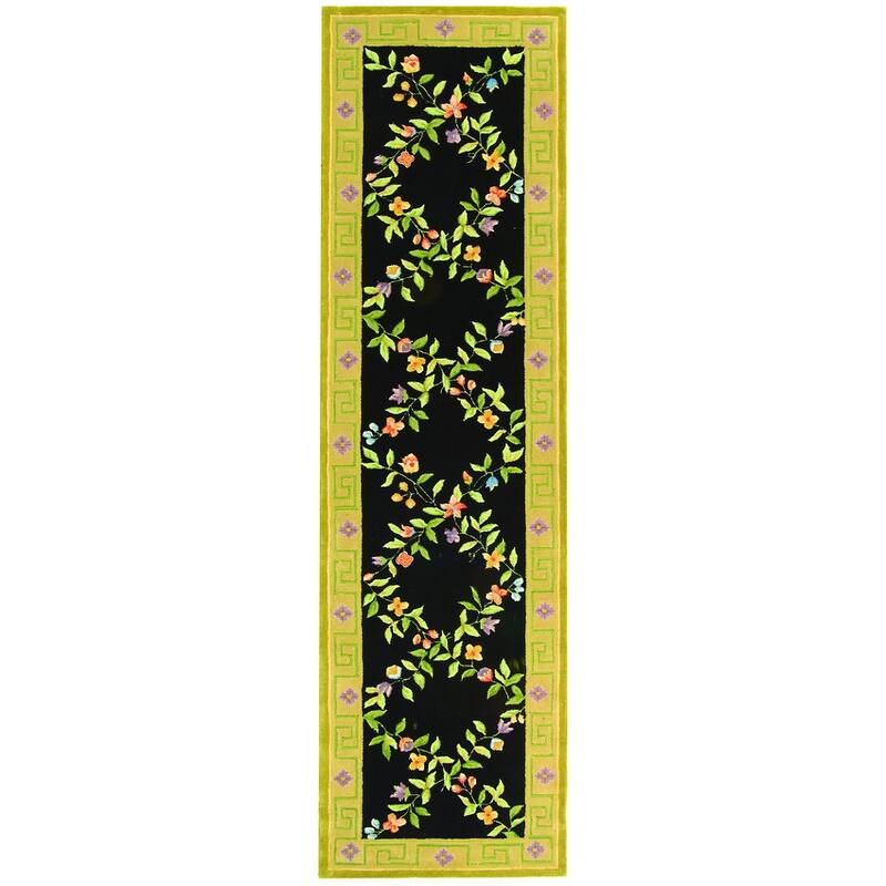 SAFAVIEH Handmade Berkeley Kerica Botanical Wool Rug
