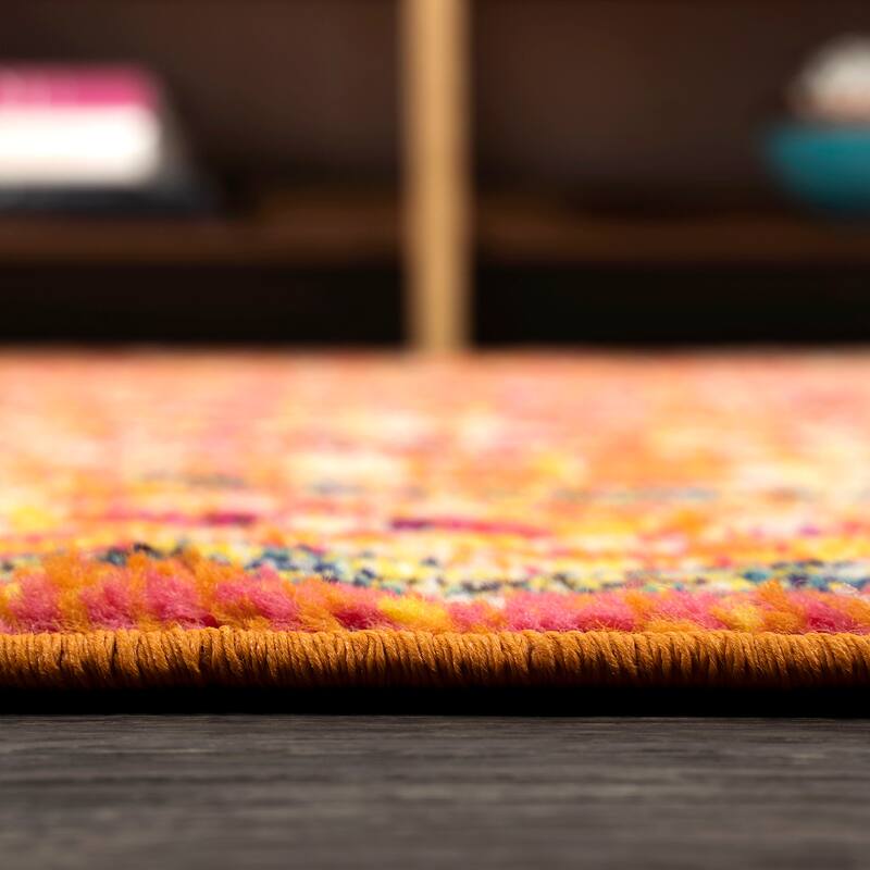 JONATHAN Y Audrey Geometric Medallion Area Rug