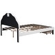 preview thumbnail 24 of 48, Seashell-Shaped Platform Bed Frame with 2 Drawers & LED