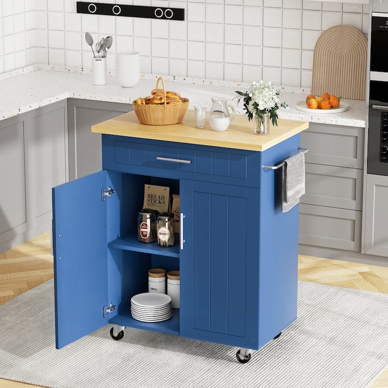 Futzca Storage Kitchen Island Cart